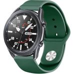 Huawei Watch GT GT2 GT3 GT4 GT5 42mm/Honor Magic 2 Kordon Silikon Spor Kordon - Koyu Yeşil - Huw 20mm