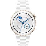 Huawei Watch GT3 Pro 43MM Seramik Kasa Akıllı Saat Modeli ile Spor ve Günlük Kullanım Uyumlu - Beyaz - Beyaz