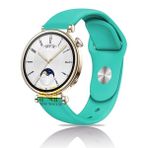 Huawei Watch Gt4 / Gt5 / Gt6 41mm ile Uyumlu Yumuşak Jel Silikon Spor Kordon 18mm - GT5 41mm - Turkuaz