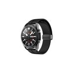 Huawei Watch GT5 46 mm GT5 Pro ile Uyumlu Kayış Magnet Tokalı 22 mm Silikon Spor Kordon Siyah