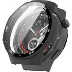 Huawei Watch Gt5 Pro 46MM Uyumlu Sert Pc Kasa ve Ekran Koruyucu Kılıf - Siyah