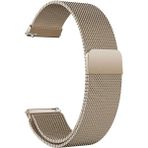 Huawei Watch GT5 Pro GT4 GT3 Pro GT3 Se GT2 Pro GT2 46 İle Uyumlu Kordon 22 mm Metal Hasır Kordon Retro Gold
