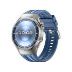 Huawei Watch Gt6 Pro 46mm İle Uyumlu Örgü Desen Metal Tokalı Silikon Akıllı Saat Kordonu