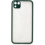 Huawei Y5P Kılıf Montreal Silikon Kapak - Yeşil - 1 - Renkli