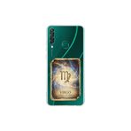 Huawei Y6P ile Uyumlu Burç Kartları Başak Tasarımlı Şeffaf Silikon Kılıf