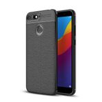 Huawei Y7 2018 Kılıf Focus Derili Kamera Korumalı Silikon Kılıf