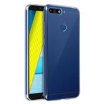 Huawei Y7 2018 Kılıf Silikon Şeffaf Koruma Süper Renksiz