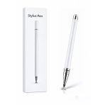 Huawei Y7 2018 Uyumlu Dokunmatik Stylus Kalem Disk Uçlu Hassas Beyaz Tablet Telefon Çizim Kalemi