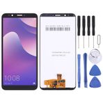 Huawei Y7 2018 Uyumlu Lcd Ekran Dokunmatik Siyah LDN-L01