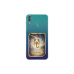 Huawei Y7 2019 ile Uyumlu Burç Kartları Akrep Tasarımlı Şeffaf Silikon Kılıf
