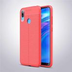 Huawei Y7 Prime 2019 Kılıf Deri Görünümlü Renk Atmayan Dayanaklı Silikon Kapak Niss