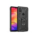 Huawei Y7 Prime 2019 Kılıf Vega Yüzüklü Standlı Zırh Tank Kapak + Ekran Koruma 4211