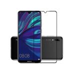 Huawei Y7 Prime 2019 Tam Kaplayan Tamperli Cam Kavisli Tam Korumalı Davin 5d