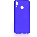 Huawei Y9 2019 Kılıf Soft ve Pürüzsüz Yüzeyli Ipeksi Silikon Kapak - Y9 Prime 2019 - Saks Mavi