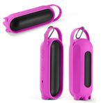 HUAYUWA Beats Pill ile Uyumlu Silikon Kılıf, Taşınabilir Seyahat Kol Koruyucu Kılıf Saplı Stand Up Taşıma Kılıfı Pill-2024 Kablosuz Bluetooth Hoparlör için (SADECE Kılıf) (Mor)