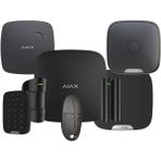 Hub Kit Kablosuz Alarm Seti Duman Isı Co Dedektörü Keypad Iç ve Dış Siren Dahil Siyah