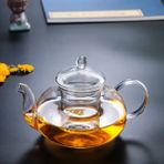 Hubby Chef Cam Demlik 600 ml Bitki Çayı Demliği Borosilikat Cam Malzemeden Üretilmiştir Çin Menşeli