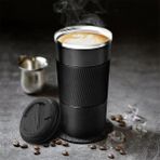 Hubby Chef Termos Bardak Kahve Çay Mug Araç Termosu Kapaklı Termos Mug 500ML Paslanmaz Çelik
