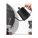 HUBBYCHEF Filtre Kahve Demleme Ibriği Black Goat Kapaklı 600ml