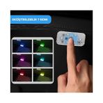 Hubstein 7 Renk Değişebilen Dokunmatik Sensörlü Mini 6 Led Lamba