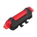 Hubstein Yeni Model USB Şarjlı 4 Modlu Bisiklet Arka Stop Lambası Ikaz Uyarı Işığı 5 LED