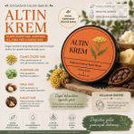Hüdavent Hatun Kadın Kooperatifi Altın Krem Ölmez Çiçeği & Aloe Vera Bakım Kremi