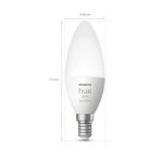 Hue 5.3W Renkli Akıllı B39 E14 LED Ampul, Bluetooth Özellikli - 1 - 10 W - Amber