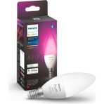 Hue 5.3W Renkli Akıllı B39 E14 LED Ampul, Bluetooth Özellikli