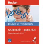 Hueber dictionaries and study-aids: Grammatik - ganz klar! Buch mit Audios onlin