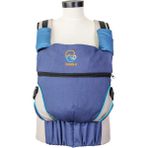 Hugbala 360° Ergonomik Bebek Kanguru 0-3 Yaş İçin Pamuk Malzemeden Üretilmiştir - Mavi - Gri