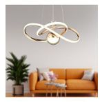 Hugger Tekli Gold Ledli Kelebek Detaylı Modern Koridor, Yatak Odası Salon Sarkıt Led Avize