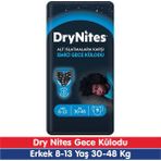 Huggies Drynites Erkek 8-13 Yaş Emici Gece Külodu 30-48 kg 9 Adet - Çok Renkli - 8 - 10 Yaş