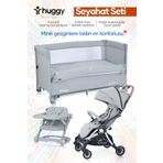 Huggy 3 In 1 Yeni Doğan Seti Kabin Boy Bebek Arabası + Oyun Parkı + Mama Sandalyesi