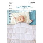 Huggy 75x125 Bebek Yorganı – %100 Yeni Zelanda Kuzu Yünü, %100 Pamuk Kumaş