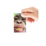 Huggy Craft Sırıtan Maymun Temalı Parlak Kredi/Banka Kart Kaplama Sticker
