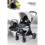 Huggy Revo 5 in 1 Çift Yönlü Travel Sistem Bebek Arabası Bej