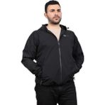 Huğlu Outdoor Fileli Yağmurluk - XL - Siyah Gri Gümüş