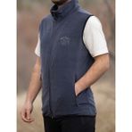 Huğlu Outdoor Kartal Nakışlı Polar Yelek - Füme - XL