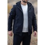 Huğlu Outdoor Siyah Kapüşonlu Softshell Mont - 01-Siyah - 3XL