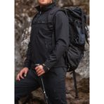 Huğlu Outdoor Siyah Softshell Mont Rüzgara ve Suya Dayanıklı - 3XL
