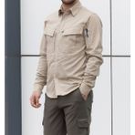 Huğlu Outdoor Taktik Gömlek - Krem - 2XL