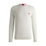 HUGO Bisiklet Yaka Regular Fit Kazak, S, 5003317118, Krem, Erkek