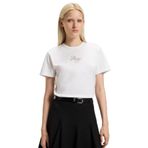 HUGO Bisiklet Yaka T-Shirt, S, 5003335766, Beyaz, Kadın