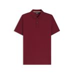 Hugo Boss Erkek Parlak Turuncu Pallas Kısa Kollu Pike Polo Tişört, Koyu Kırmızı602, S
