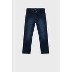 Hugo Boss Streç Pamuklu Slim Fit Çocuk Jeans Kot Pantolon 24710/Z09 Rınse Wash - Lacivert - 6 Yaş