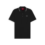 HUGO Erkek polo gömlek, Black2, L