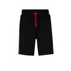 HUGO Erkek Sporty Logo Loungewear Şort, siyah 1, S