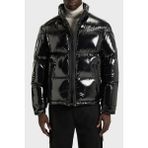Hugo Kapitoneli Regular Fit Dik Yaka Su Itici Parlak Şişme Mont Erkek Mont 50549251 001 - Siyah - XL
