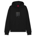 HUGO Kapüşon Yaka Sweatshirt, L, 5003324312, Siyah, erkek