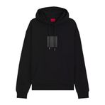 HUGO Kapüşon Yaka Sweatshirt, L, 5003324312, Siyah, erkek